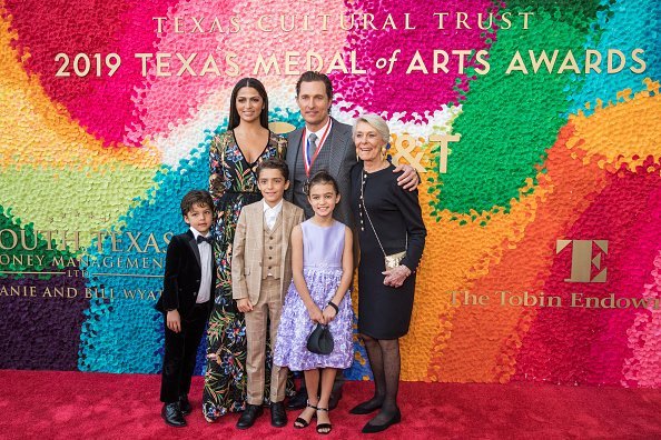Matthew McConaughey and family attending Texas Medal Of Arts Awards | Photo Getty Images