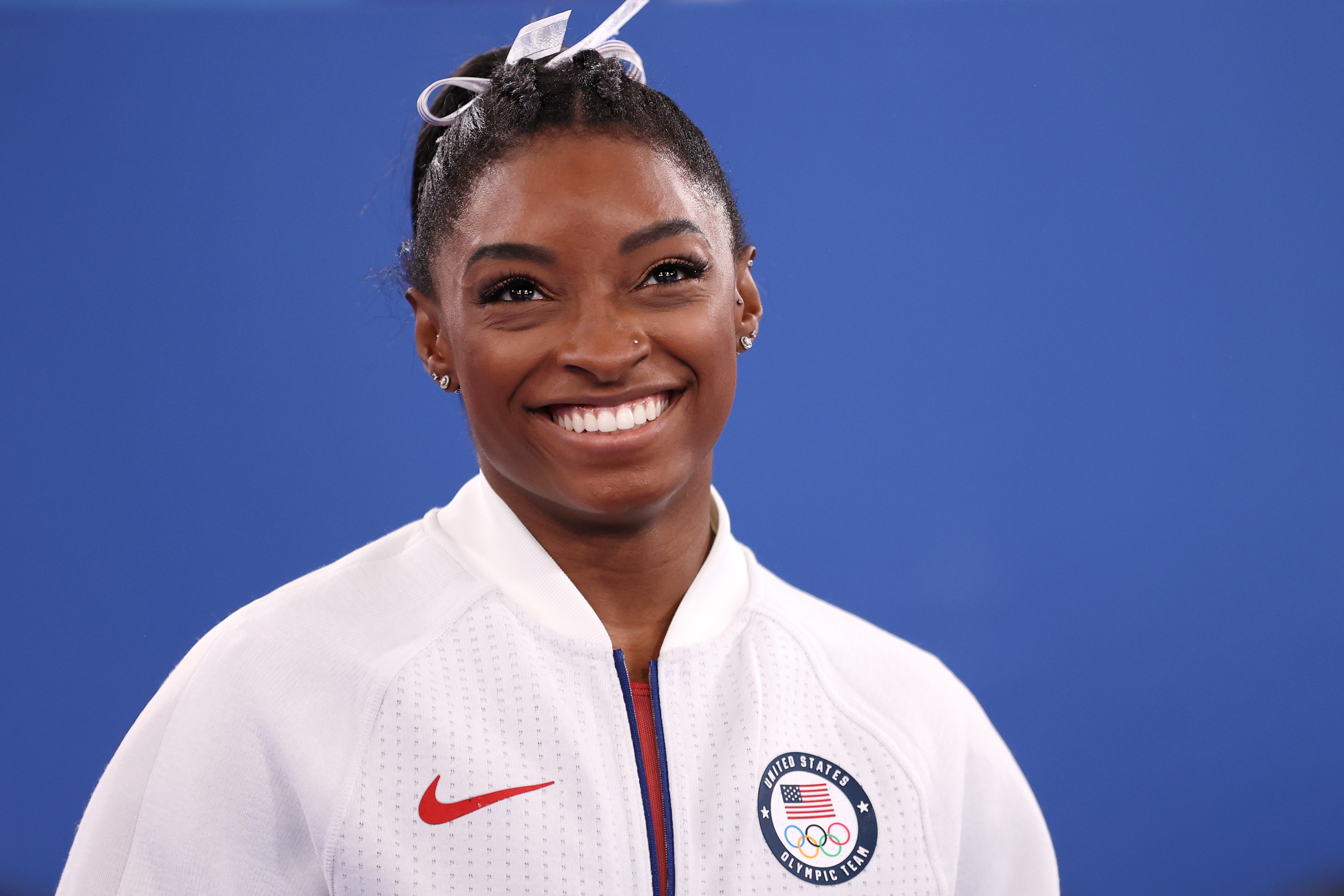 Simone Biles at Ariake Gymnastics Centre, on July 27, 2021, in Tokyo, Japan | Source: Getty Images