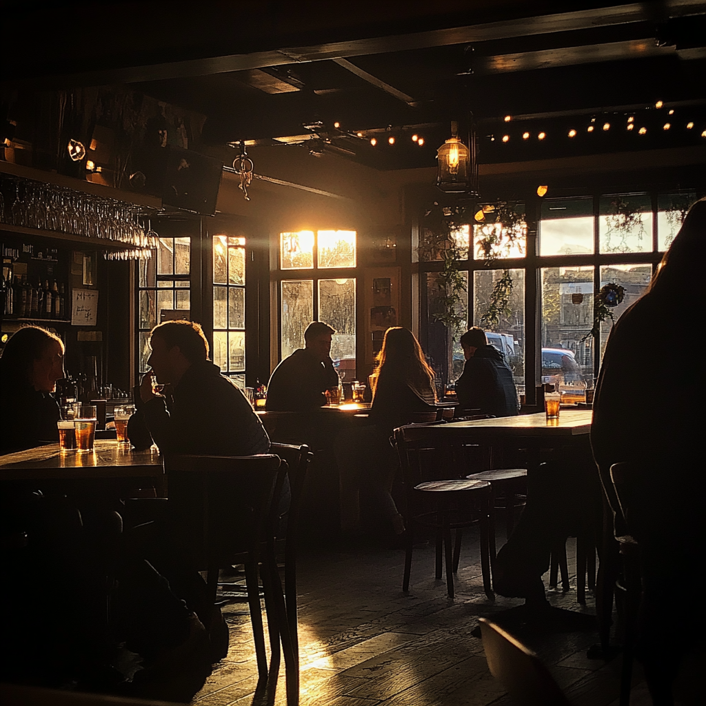 People in a pub | Source: Midjourney