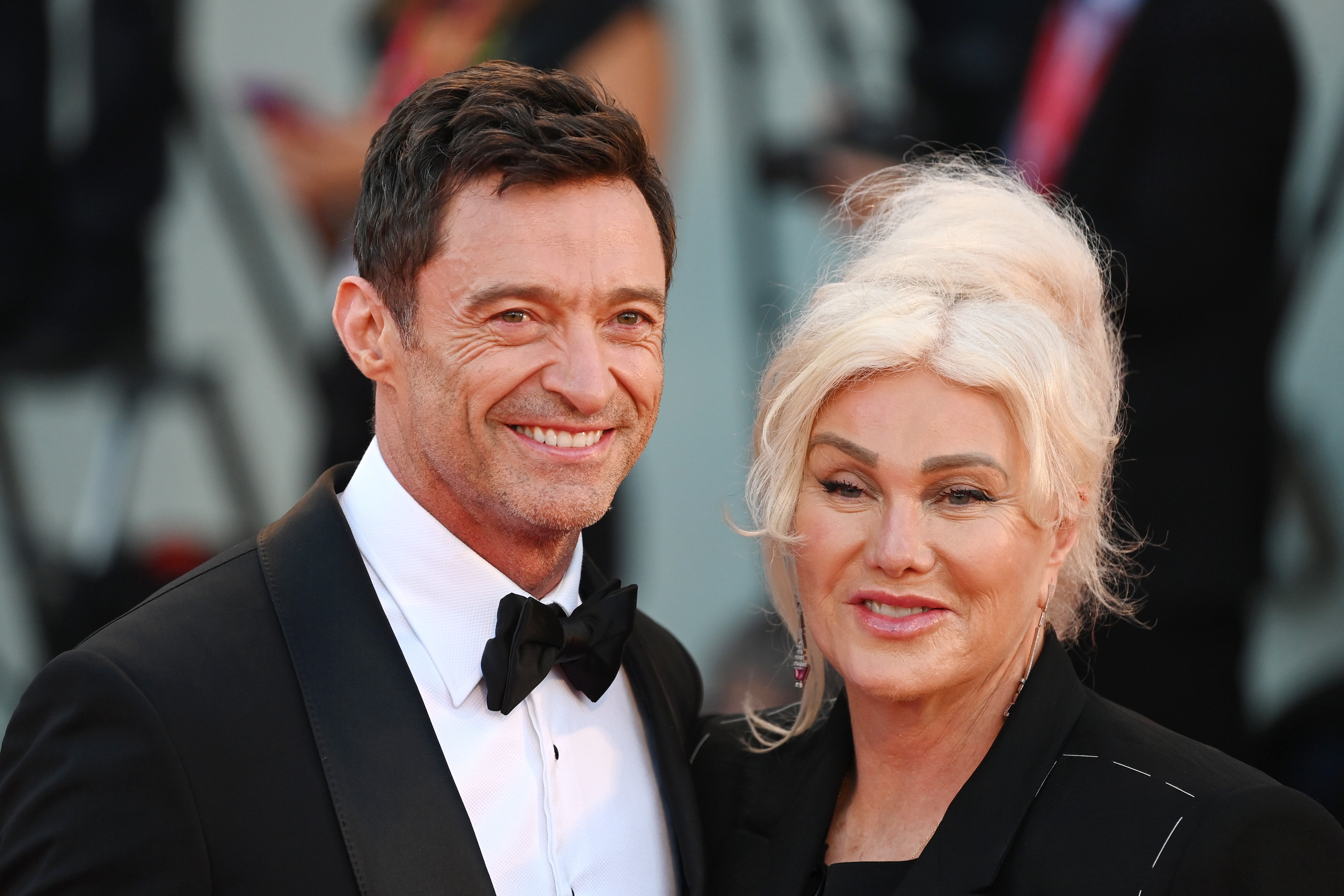 Hugh Jackman and Deborra-Lee Furness at the red carpet for "The Son" at the 79th Venice International Film Festival on September 07, 2022 in Venice, Italy | Source: Getty Images