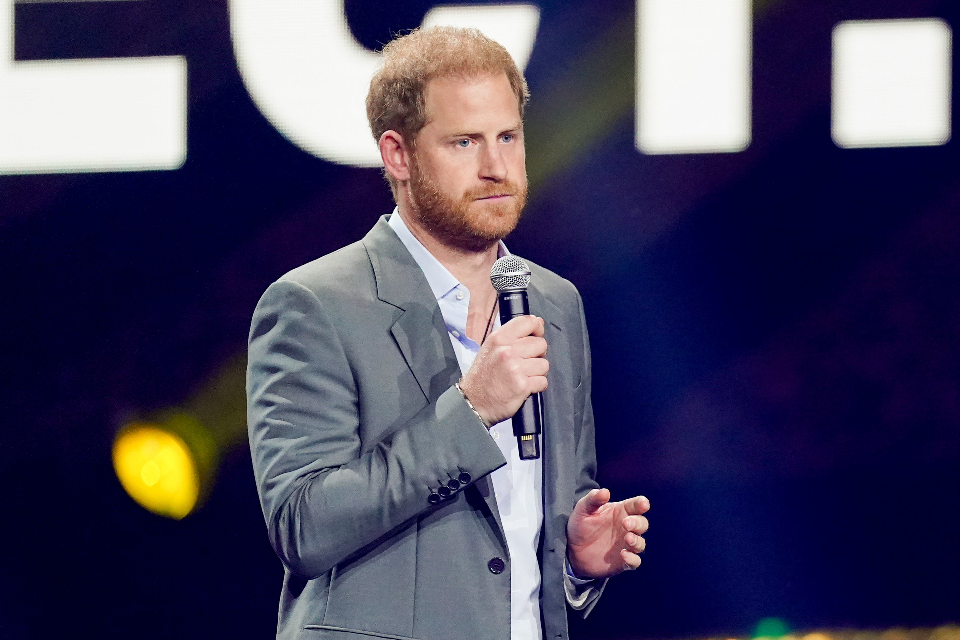 Prince Harry during the Opening Ceremony of the Invictus Games 2023 on September 9, 2023, in Dusseldorf, Germany. | Source: Getty Images