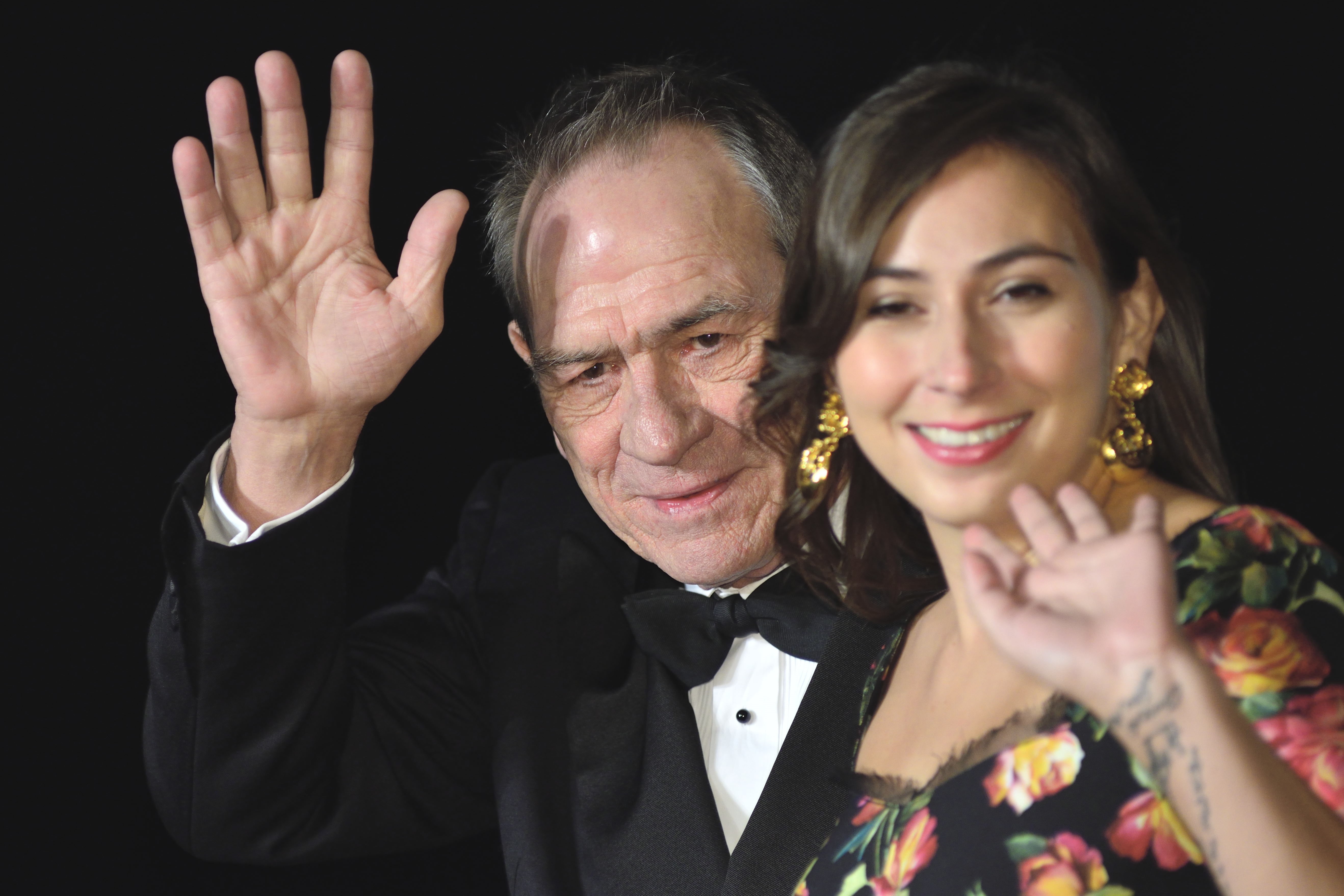 Tommy Lee Jones and Victoria Jones attend the 30th Tokyo International Film Festival red carpet on October 25, 2017, in Tokyo, Japan | Source: Getty Images