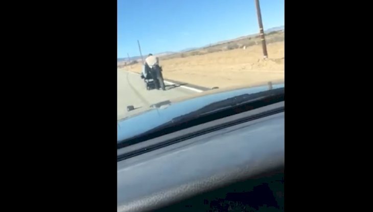 Sheriff's actions towards elderly lady stuck in a wheelchair a mile ...