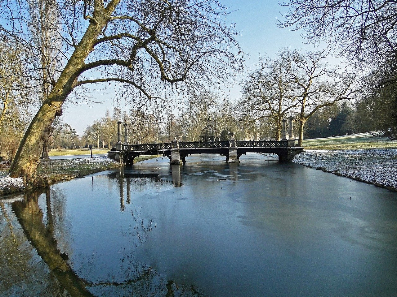 Canal gelé. | Photo : Pixabay