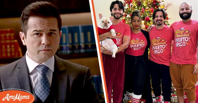  Freddy Rodriguez as Benny Colon on "Bull" [Left] Rodriguez, his wife, Elsie" and their two sons, Elijah and Giancarlo celebration Christmas in 2021 [Right] Photo: Instagram/freddyrodriguezofficial & Instagram/bullcbs