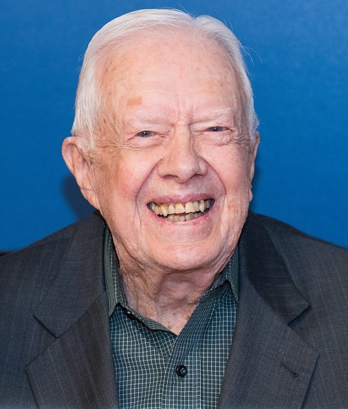 Former president Jimmy Carter at the Barnes & Noble bookstore in New York City | Photo: Getty Images