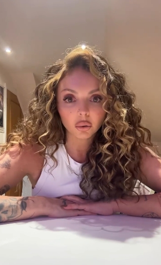 Jesy Nelson looks directly at the camera while sharing an emotional update in a video dated January 4, 2026. | Source: Instagram/jesynelson