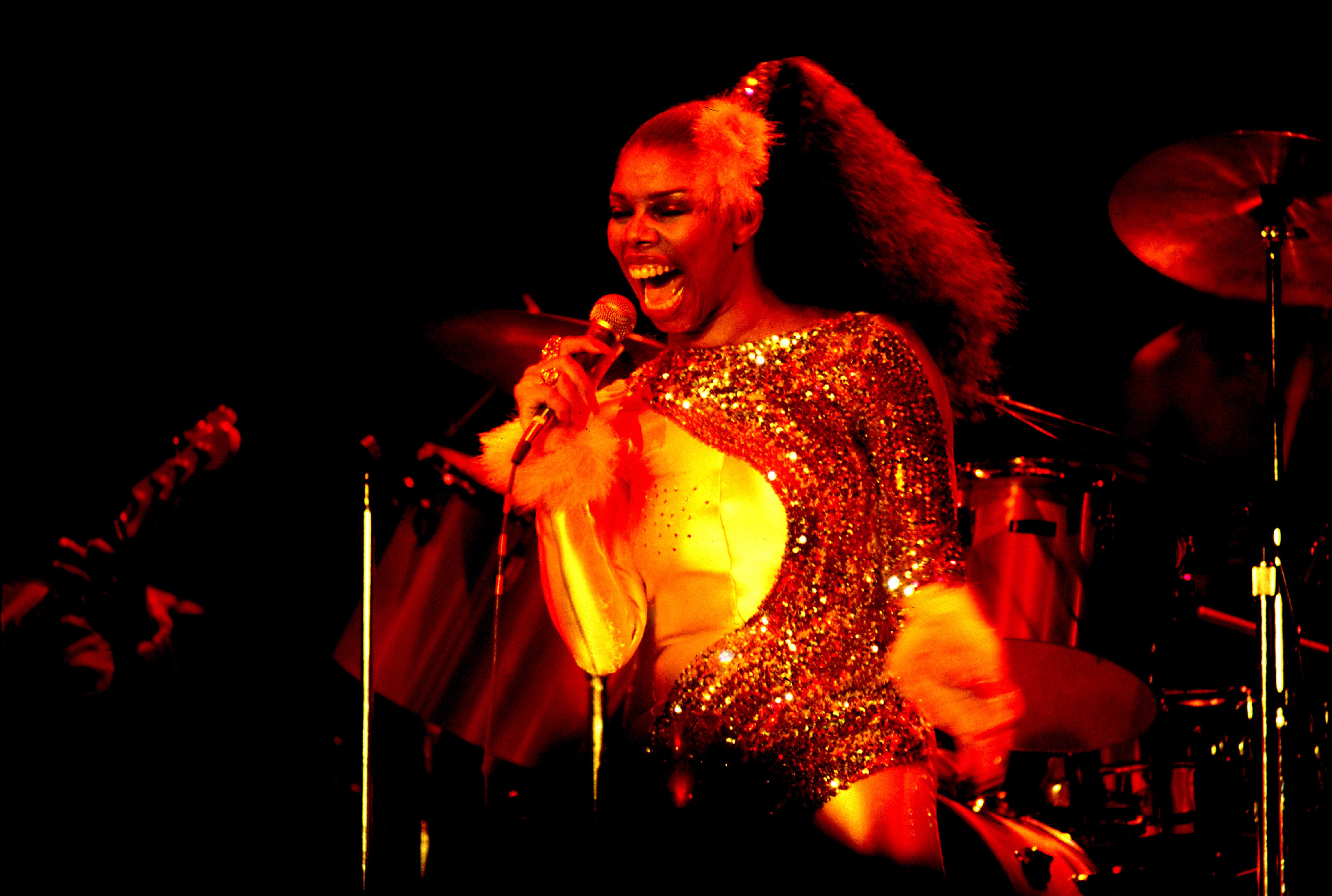 American musician Millie Jackson performs onstage at the Park West Auditorium, Chicago, Illinois on May 30, 1980. | Photo: Getty Images