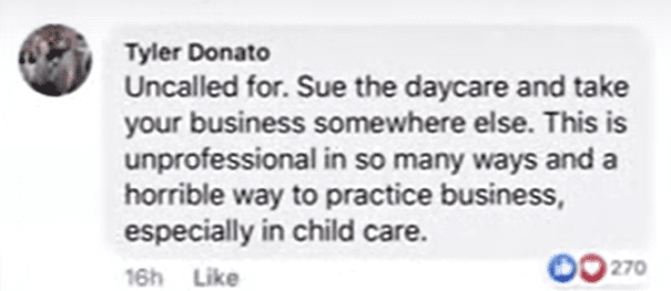 Individual commenting on a Facebook post by Heather Chisum. │Source: youtube.com/ABC13 Houston