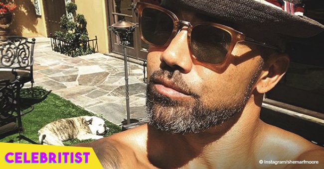 Shemar Moore, 48, shows off gym-toned washboard abs in shirtless pic