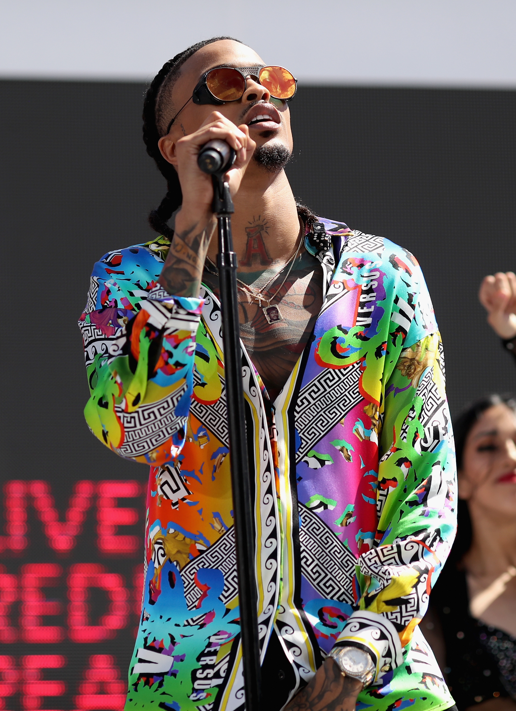 August Alsina performs onstage at Live! Red! Ready! Pre-Show at the 2017 BET Awards at Microsoft Square on June 25, 2017, in Los Angeles, California. | Source: Getty Images