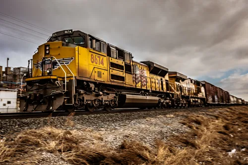 The train that hit the bull as claimed by the old rancher. | Photo: Pexels