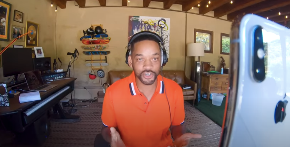 Will Smith working from home | Source: Youtube.com/Will Smith
