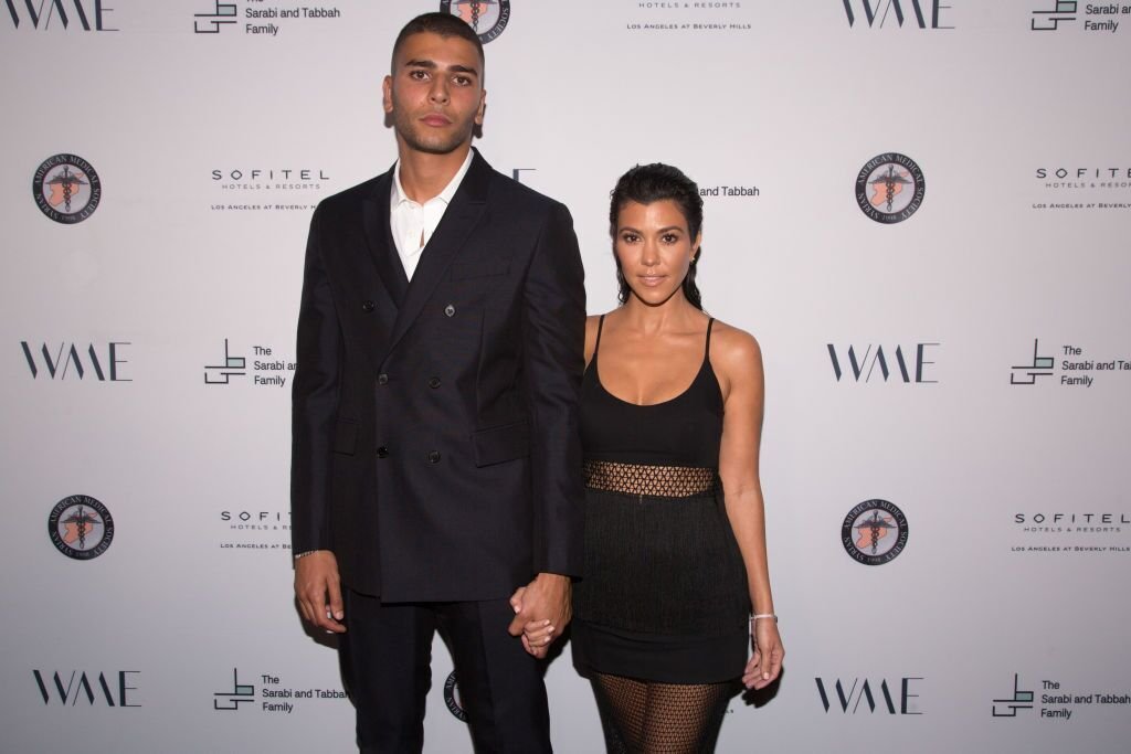 Younes Bendjima and Kourtney Kardashian at The Syrian American Medical Society on May 4, 2018, in Los Angeles, California | Photo: Gabriel Olsen/Getty Images