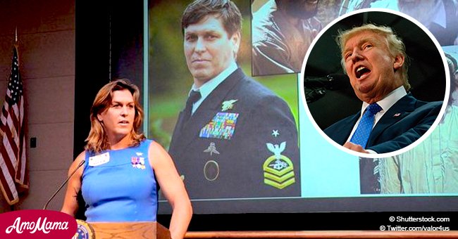 Transgender ex-US Navy seal blasts President Trump's ban calling it 'bulls---'