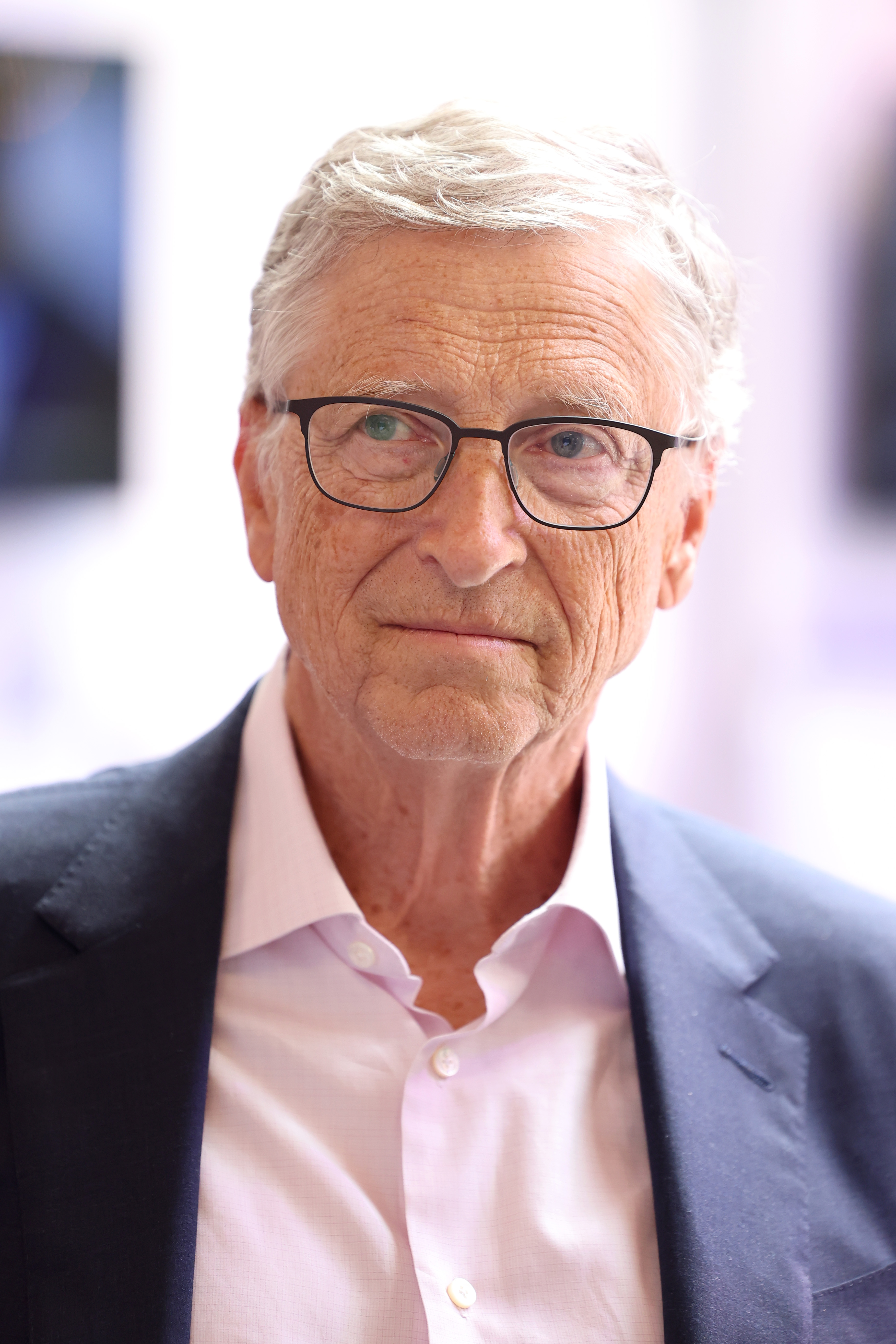 Bill Gates during a tour of the Innovation Showcase at the Breakthrough Energy Summit on June 27, 2024 in London, England | Source: Getty Images