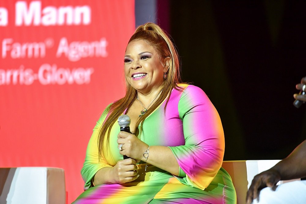 Tamela Mann speakinig during the 2019 Essence Festival at Ernest N. Morial Convention Center in New Orleans, Louisiana in July 2019. I Image: Getty Images.