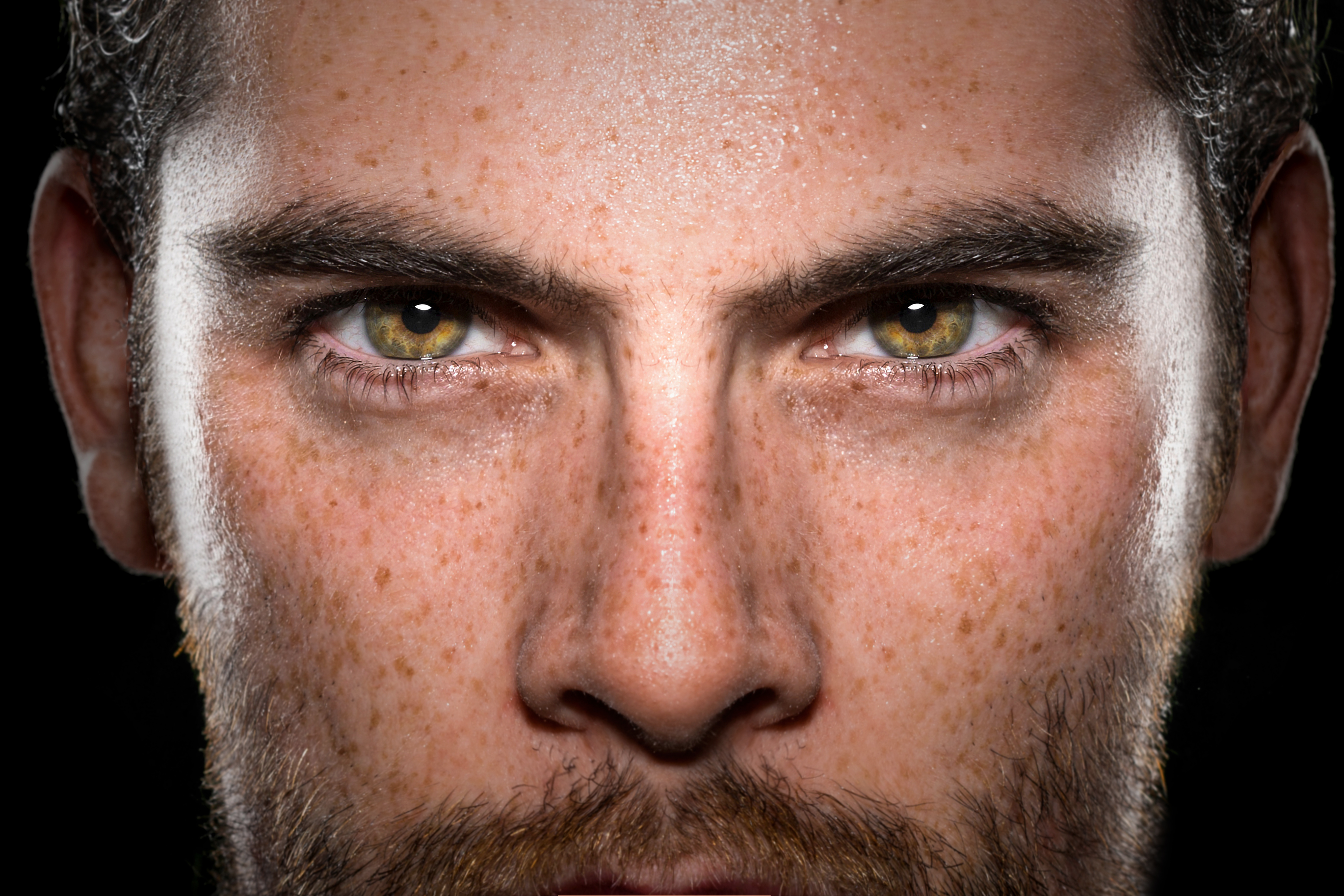 Close-up of a man's face | Source: Shutterstock