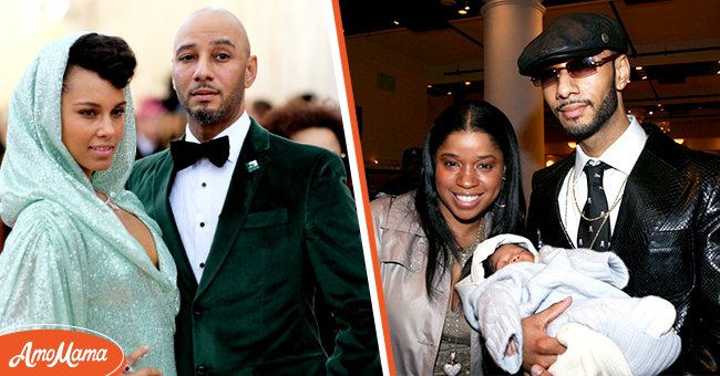 [Left] Swizz Beatz and Alicia Keys at Metropolitan Museum of Art on May 06, 2019 in New York City; [Right] Mashonda and Swizz Beatz during their Baby Shower at 26 + Helen Mills Theater in New York City | Source: Getty Images