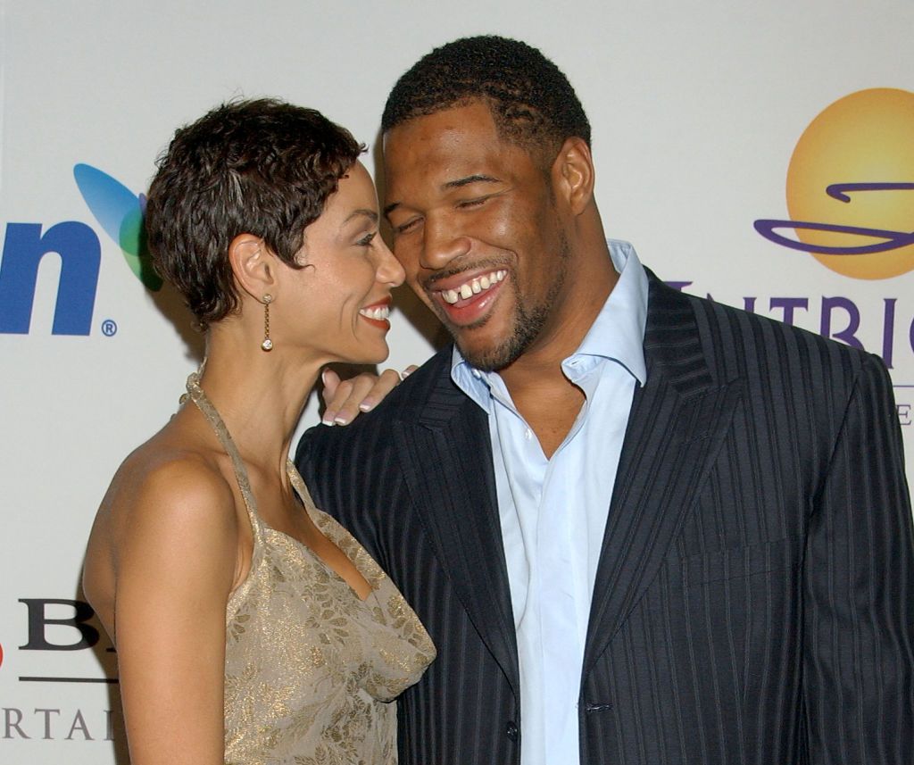 Michael Strahan and Niki Murphy at the Beverly Hilton Hotel on February 9, 2008 in Los Angeles, California. | Photo: Getty Images