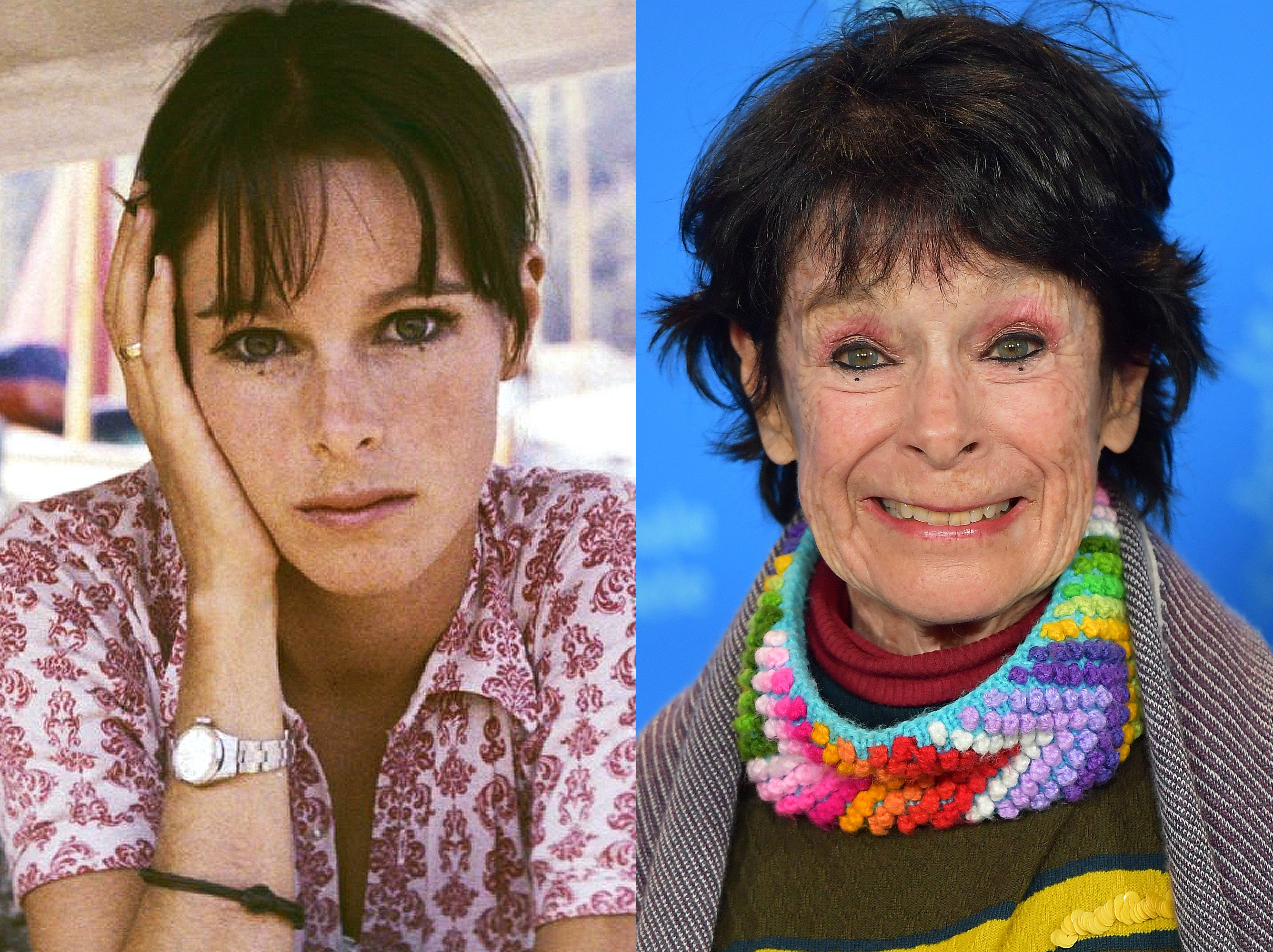 Geraldine Chaplin, 1970 | Geraldine Chaplin, 2023 | Source: Getty Images