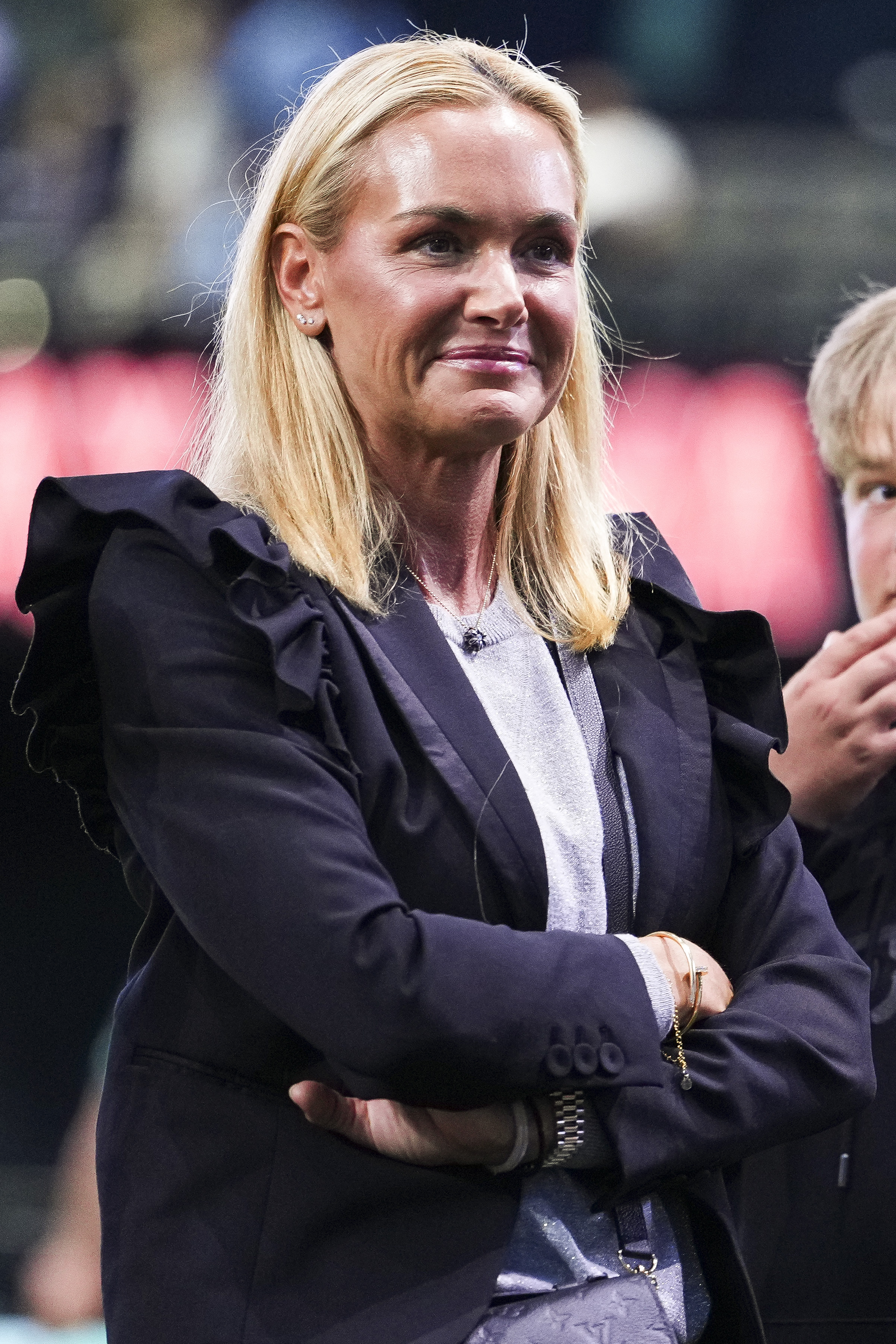 Vanessa Trump looks on before a match between Jupiter Links GC and The Bay Golf Club at SoFi Center on March 3, 2026 in Palm Beach Gardens, Florida. | Source: Getty Images