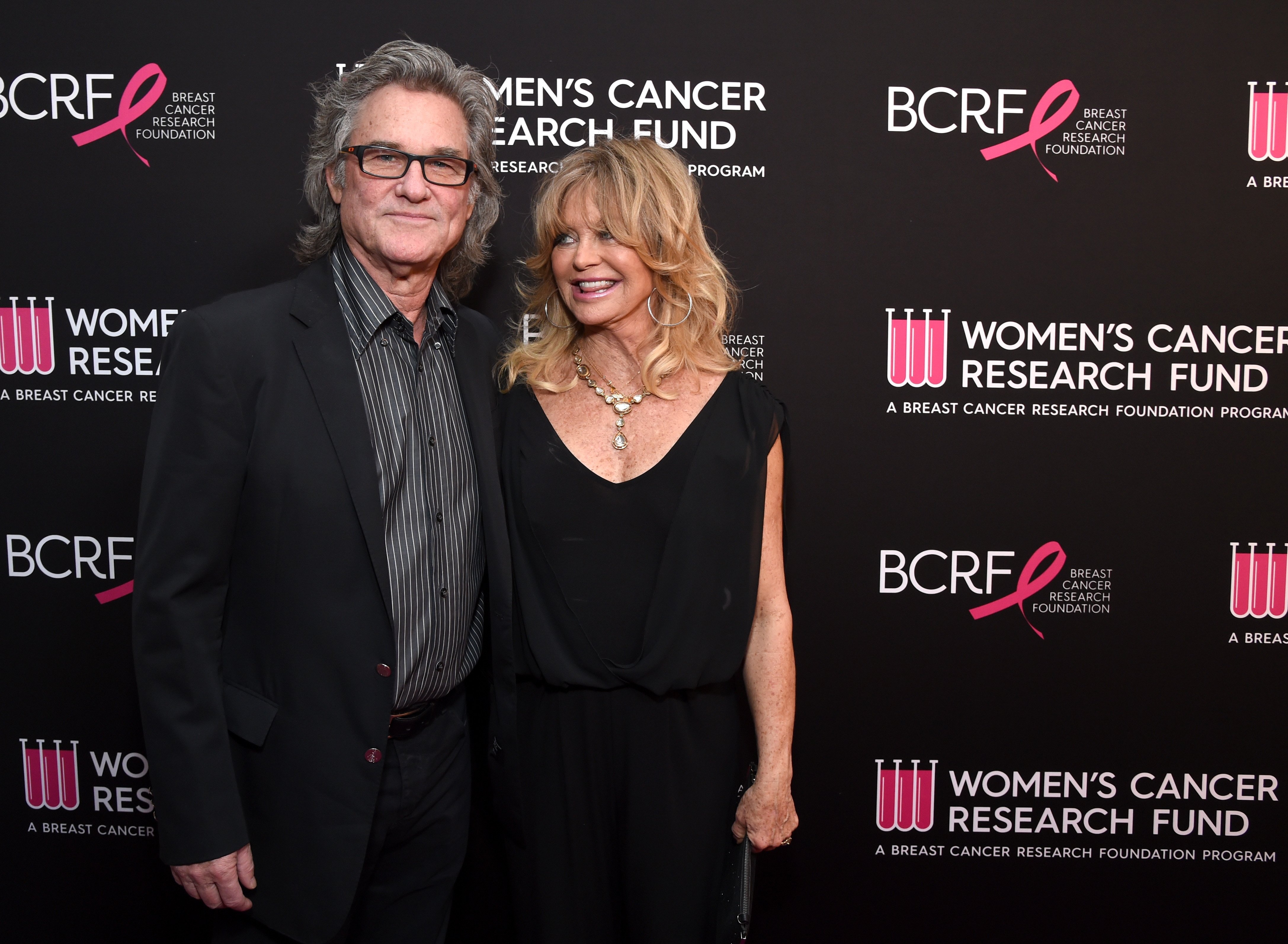 Goldie Hawn and Kurt Russell attend  the Women's Cancer Reseaerch Fund's Unforgettable Evening at the Beverly Wilshire Hotel | Photo: Getty Images