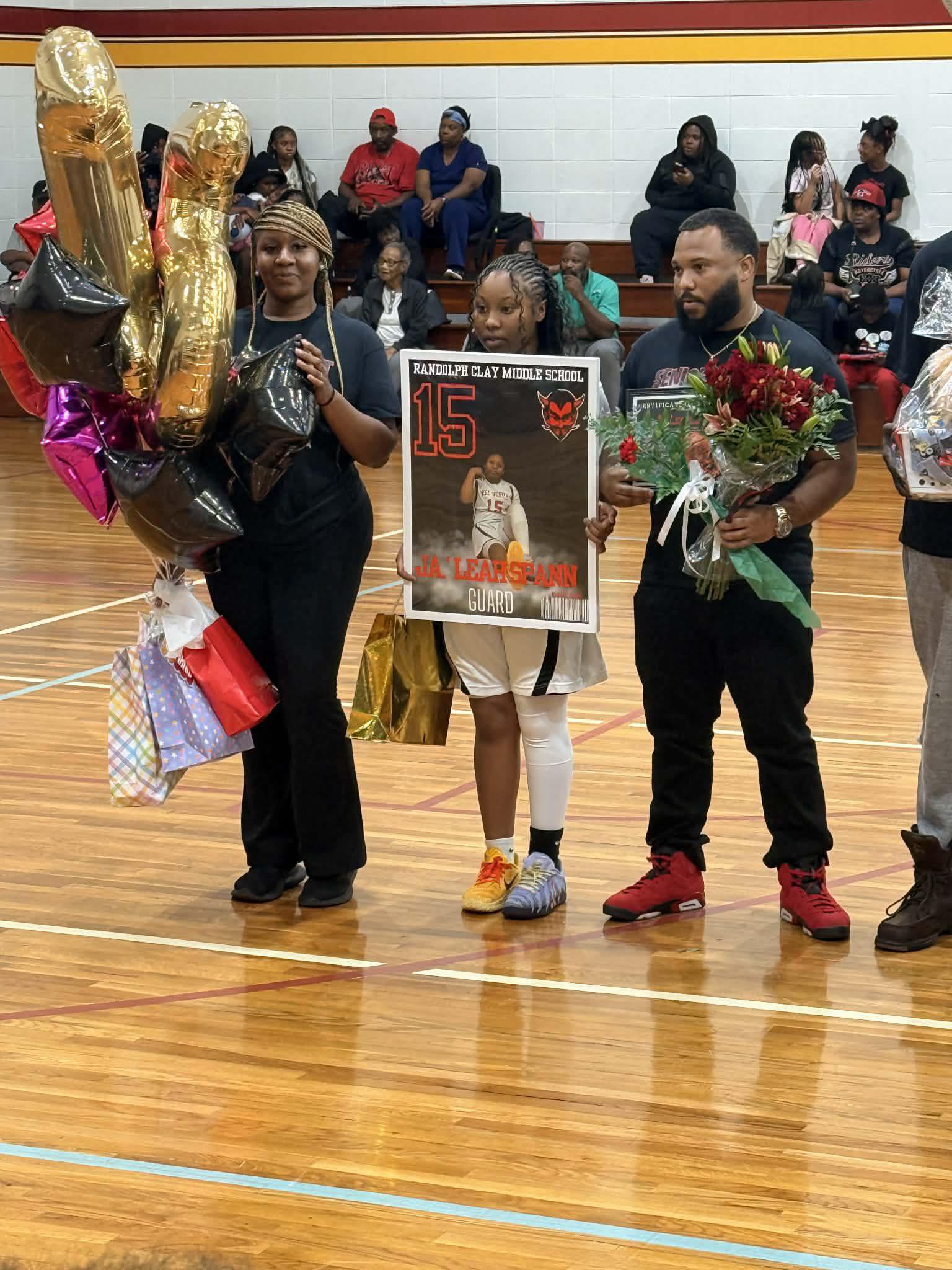 Bernedine, Ja’Leah, and James Spann seen in a post dated November 20, 2025 | Source: Facebook/jdspann003