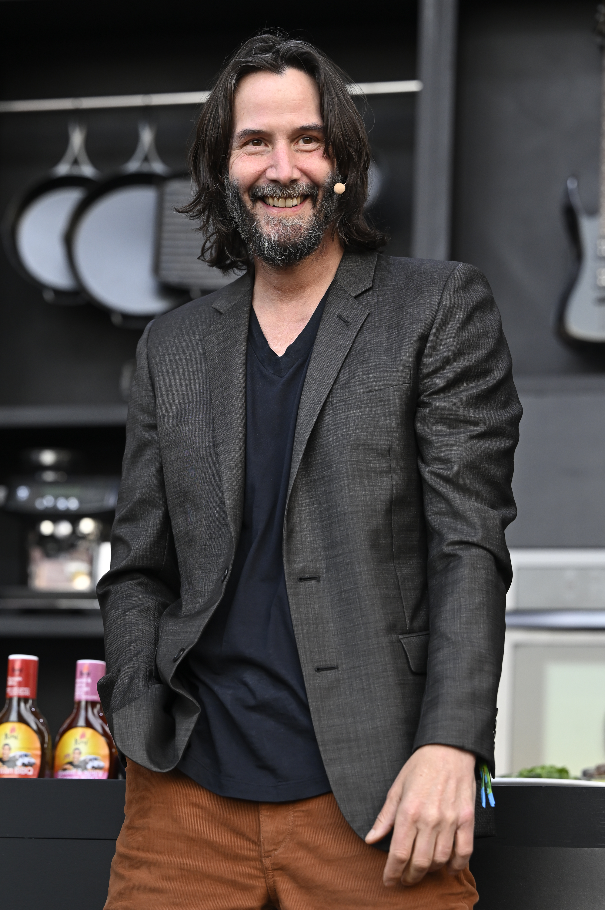 Keanu Reeves of Dogstar attends the Culinary Stage on Day 2 of BottleRock Napa Valley Music Festival at Napa Valley Expo in Napa, California, on May 27, 2023. | Source: Getty Images