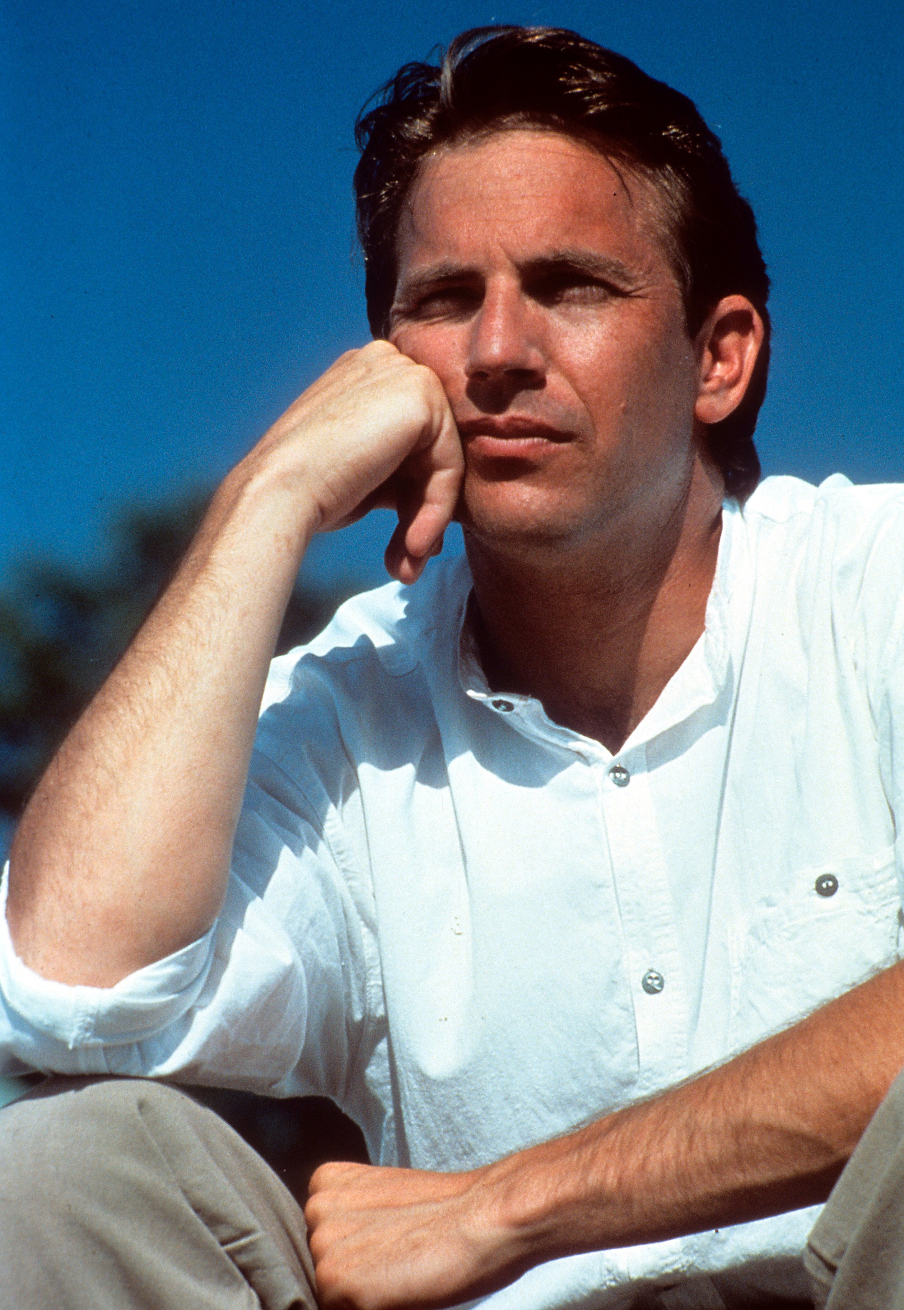 Actor Kevin Costner on a scene of "Field of Dreams" in 1989 | Source: Getty Images