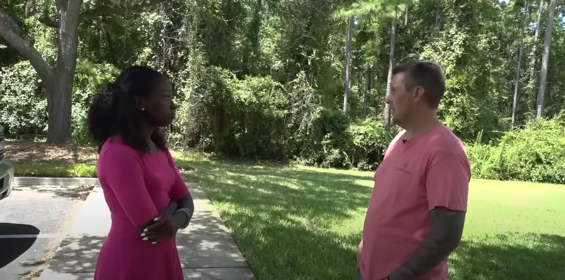 Steven Hallmark talks about the tragedy during an interview, from a video post dated August 2, 2025 | Source: YouTube/FirstCoastNews