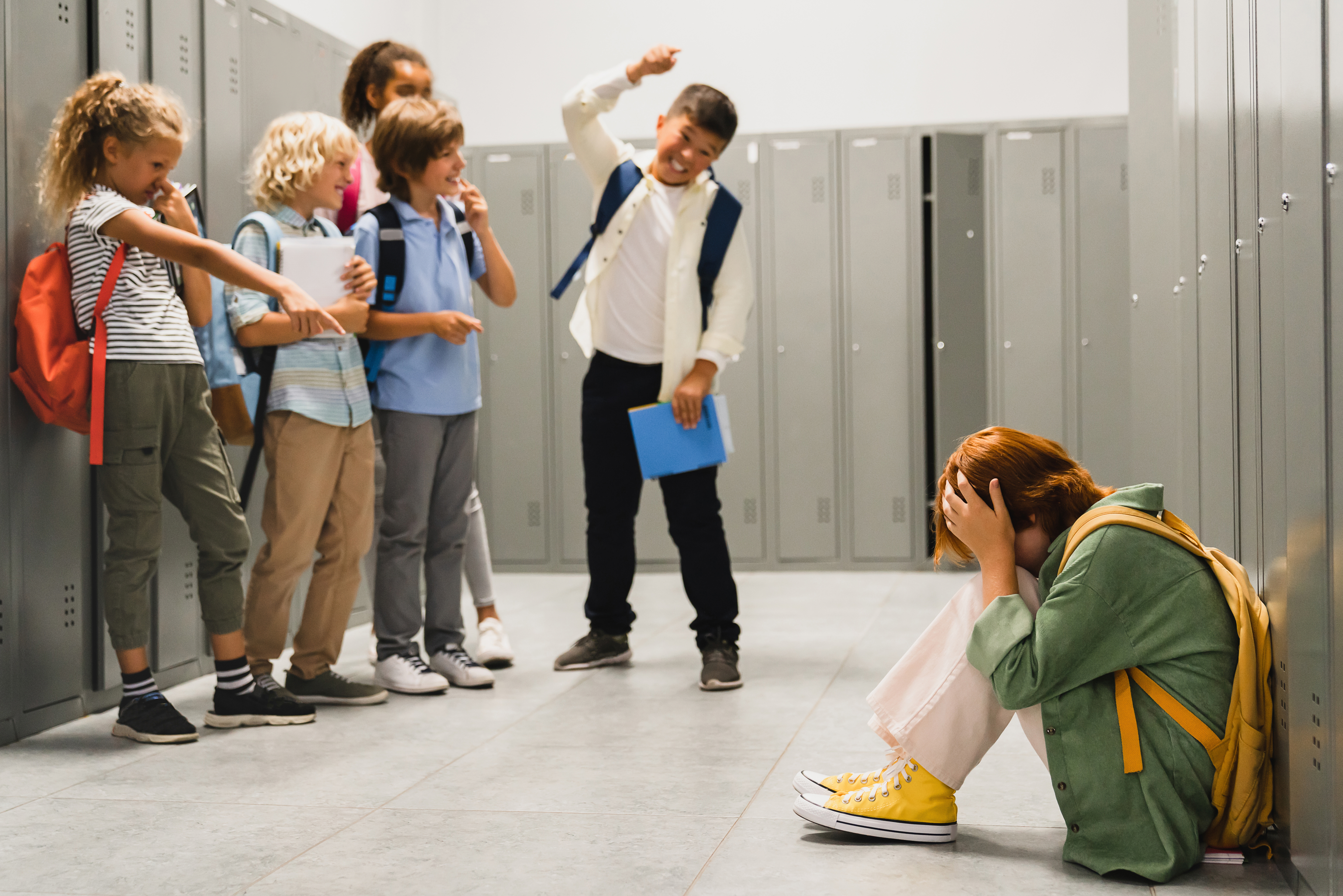 School children bullying a student | Source: Shutterstock