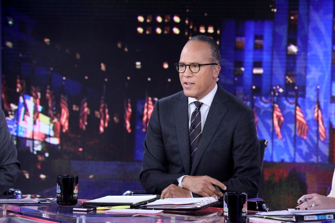 When Lester Holt first met his future wife while he was still a student ...