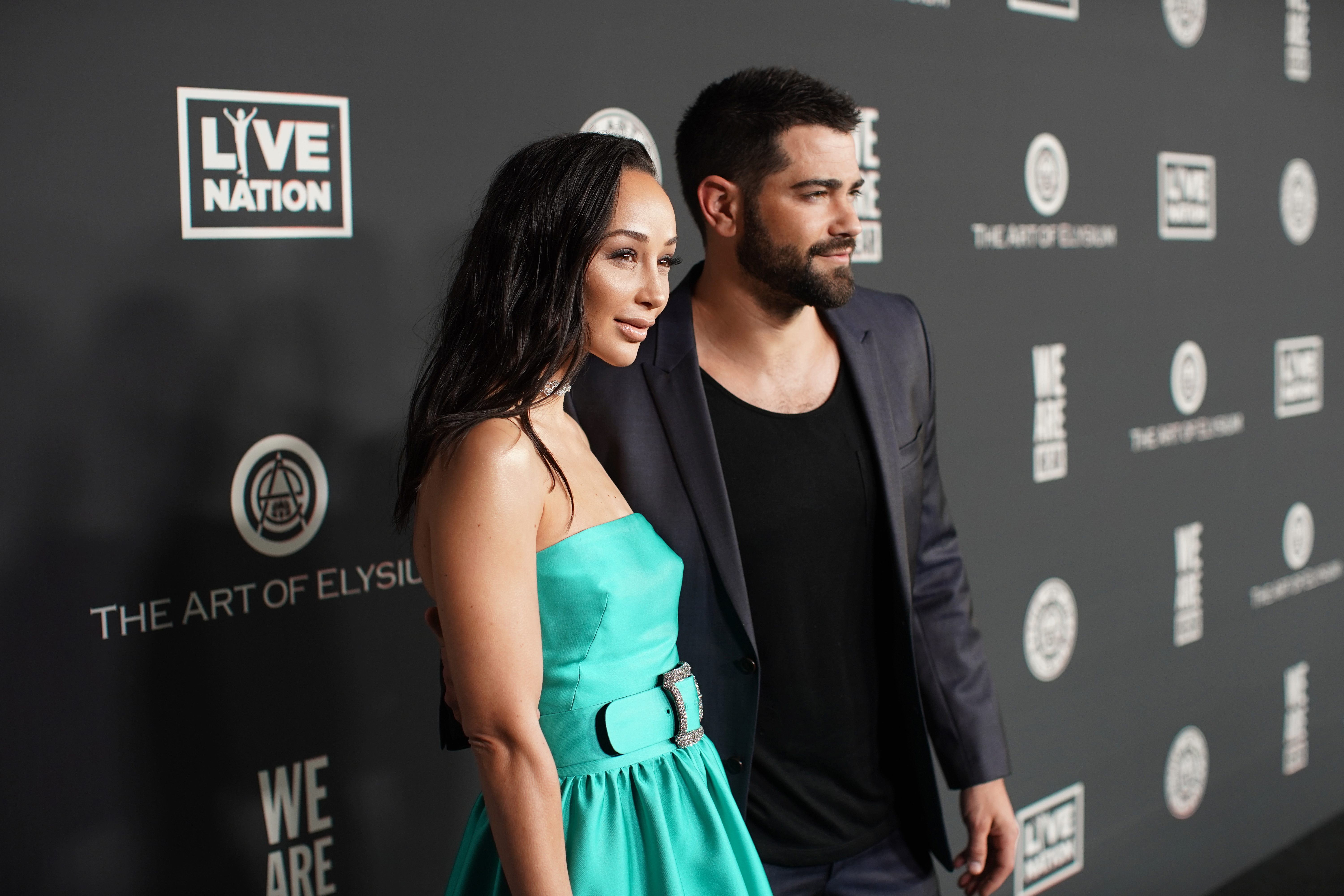 Cara Santana and Jesse Metcalfe are pictured at The Art Of Elysium Presents WE ARE HEAR'S HEAVEN 2020 at Hollywood Palladium on January 4, 2020, in Los Angeles, California | Source: Getty Images