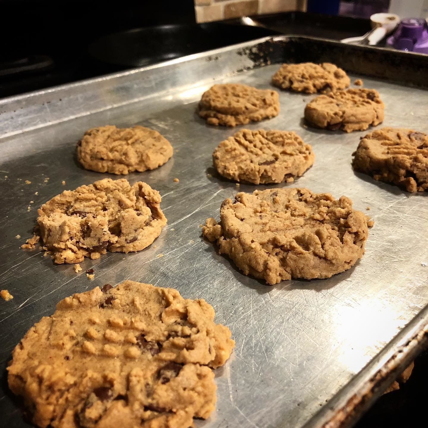 Chocolate chip peanut butter cookies uploaded on October 8, 2020 | Photo: Flickr/Kim Siever