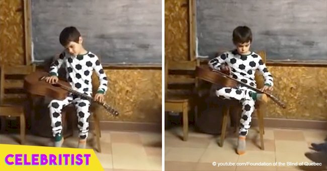 10-year-old blind boy went viral for his soulful rendition of B.B. King's blues classic