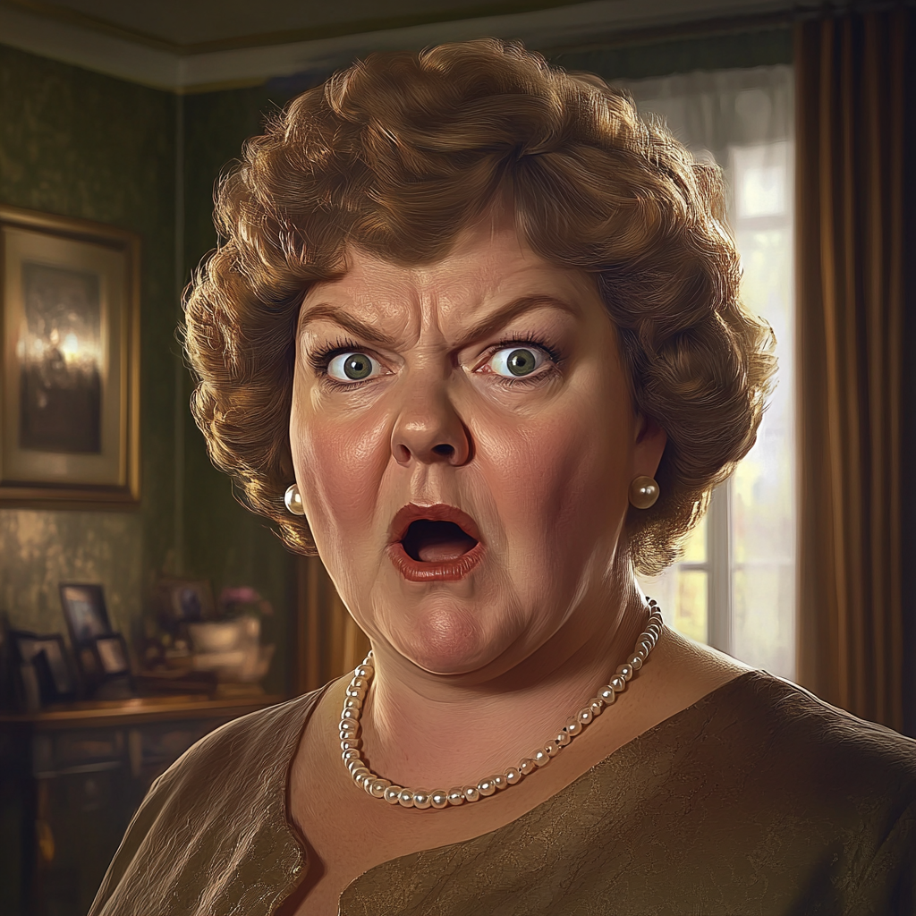 A startled woman | Source: Midjourney