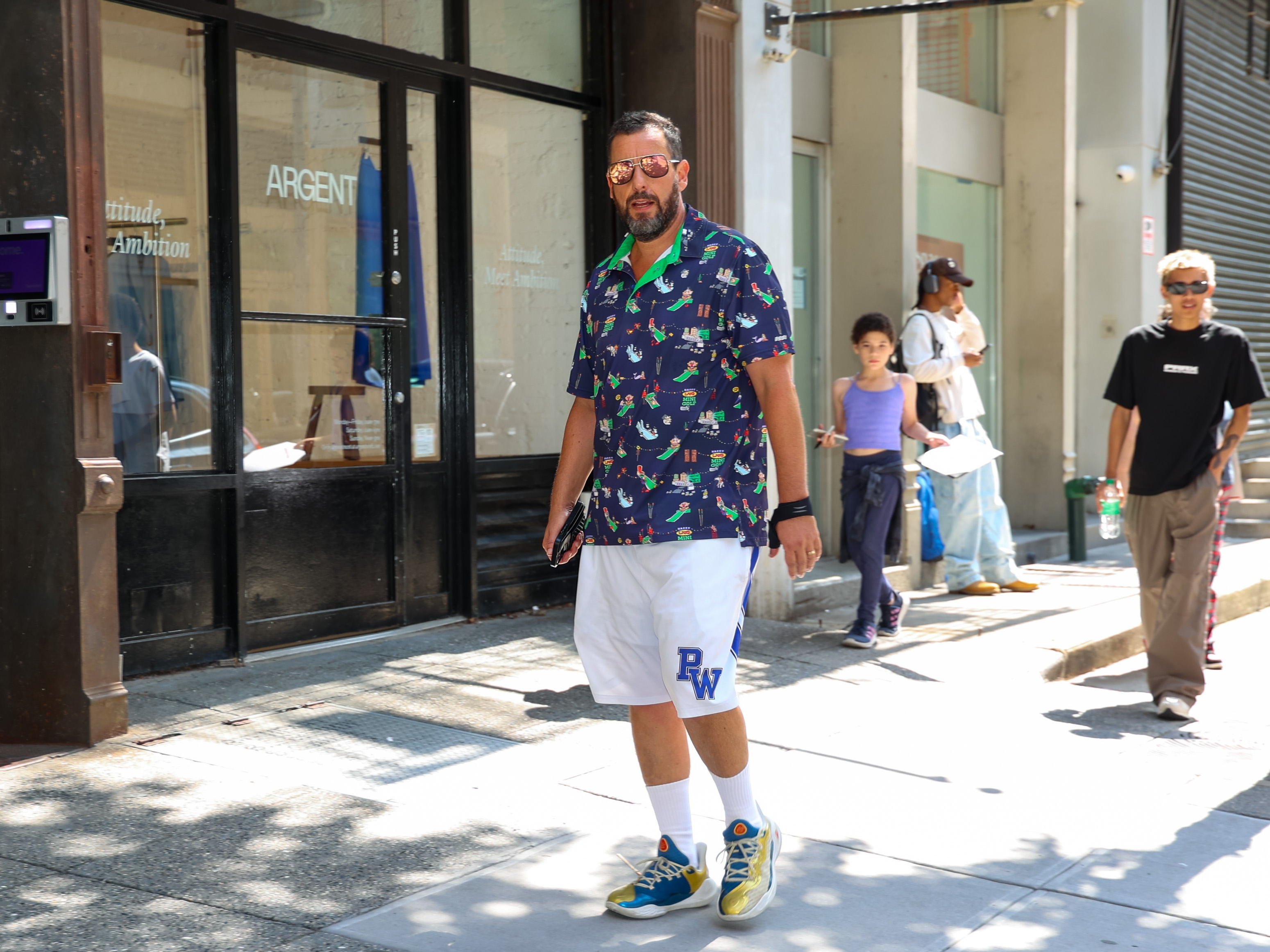 Adam Sandler is seen on August 20, 2024, in New York City | Source: Getty Images