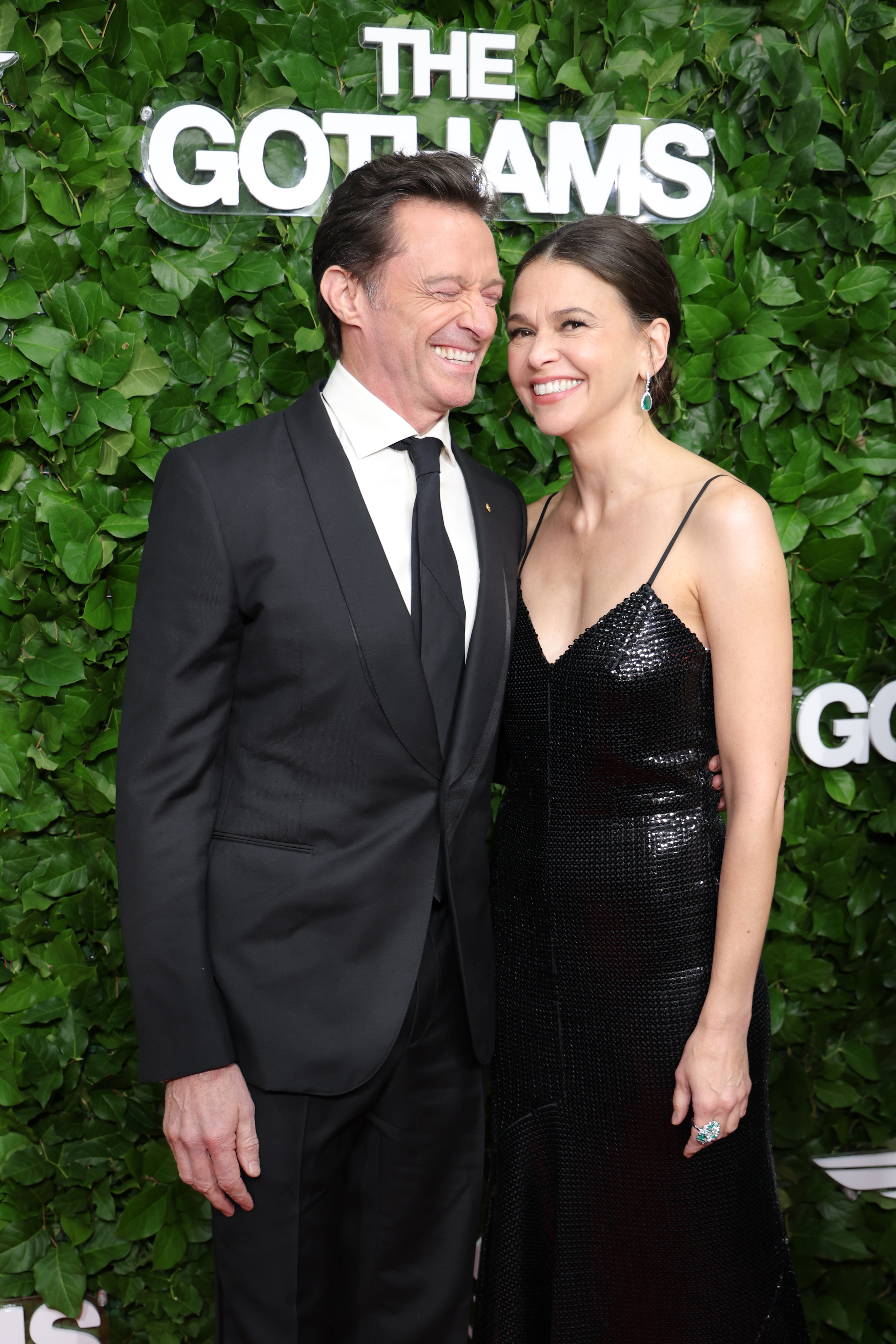 Hugh Jackman and Sutton Foster attend the 35th Gotham Film Awards at Cipriani Wall Street in New York City  on December 1, 2025. | Source: Getty Images