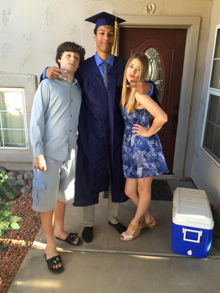 Brandon Clarke and Taylor Triplett with another loved one. | Source: Facebook/Taylor Triplett