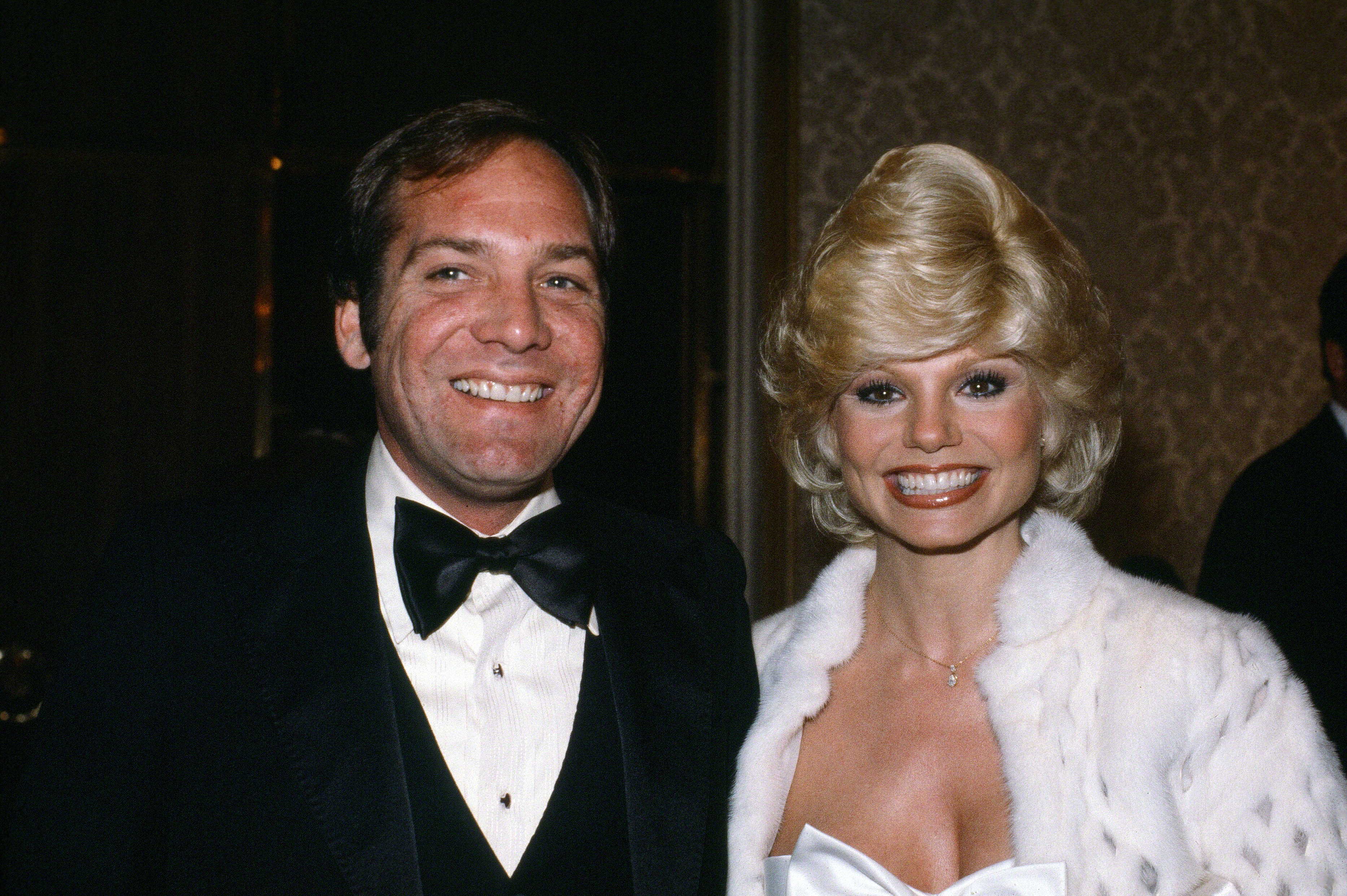 Ross Bickell and Loni Anderson pictured on January 1, 1981, in New York City. | Source: Getty Images