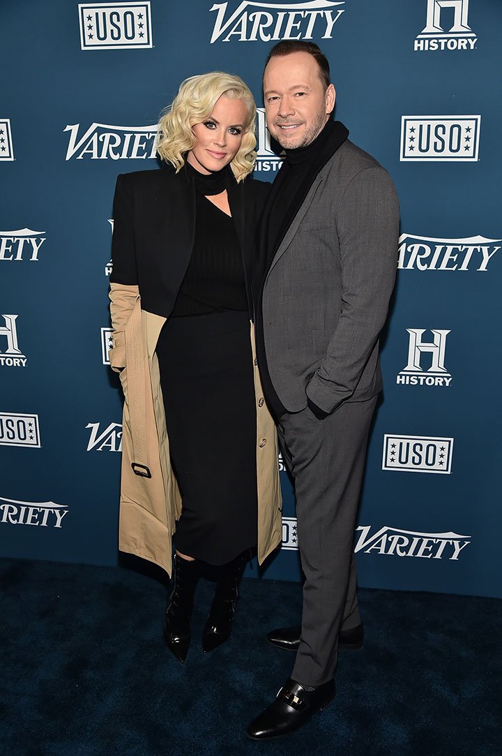 Jenny McCarthy and Donnie Wahlberg attend Variety's 3rd Annual Salute To Service at Cipriani 25 Broadway on November 06, 2019 in New York City. I Image: Getty Images.