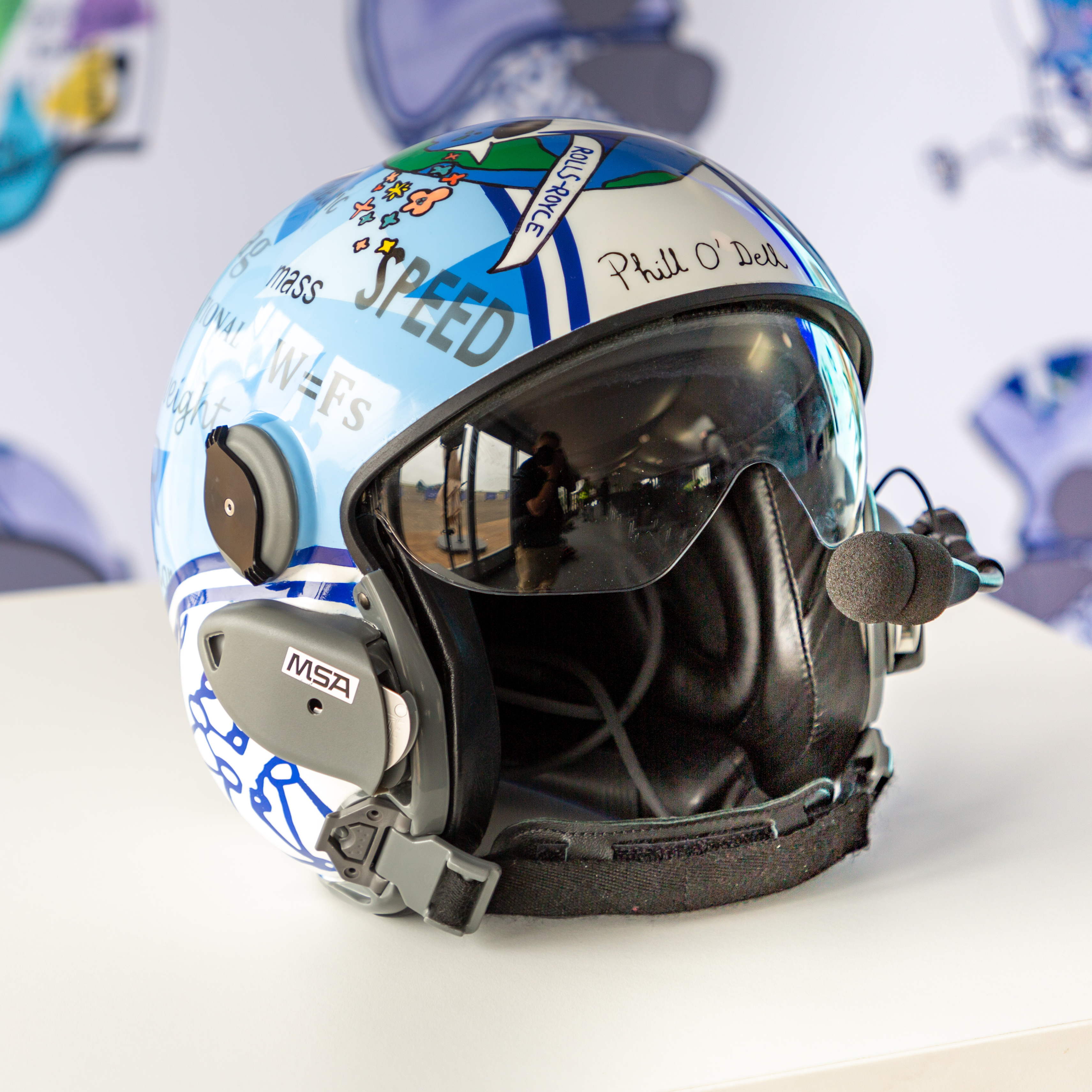 The pilot's helmet | Source: Getty Images