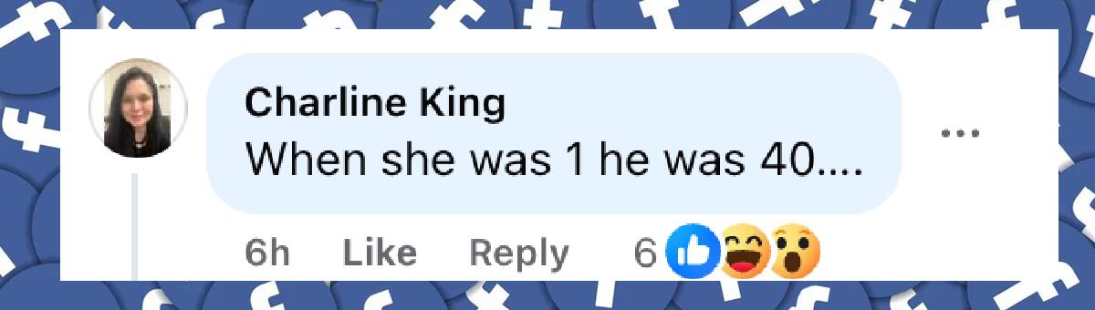 A netizen's comment aimed at Dennis Quaid and his wife, Laura Savoie, dated July 29, 2025 | Source: Facebook/peoplemag