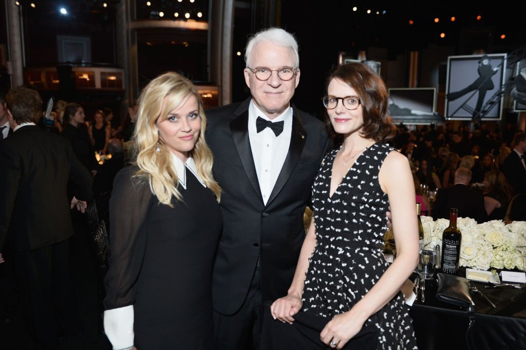 Reese Witherspoon, Steve Martin, and Anne Stringfield at Dolby Theatre on June 8, 2017 in Hollywood, California | Source: Getty Images