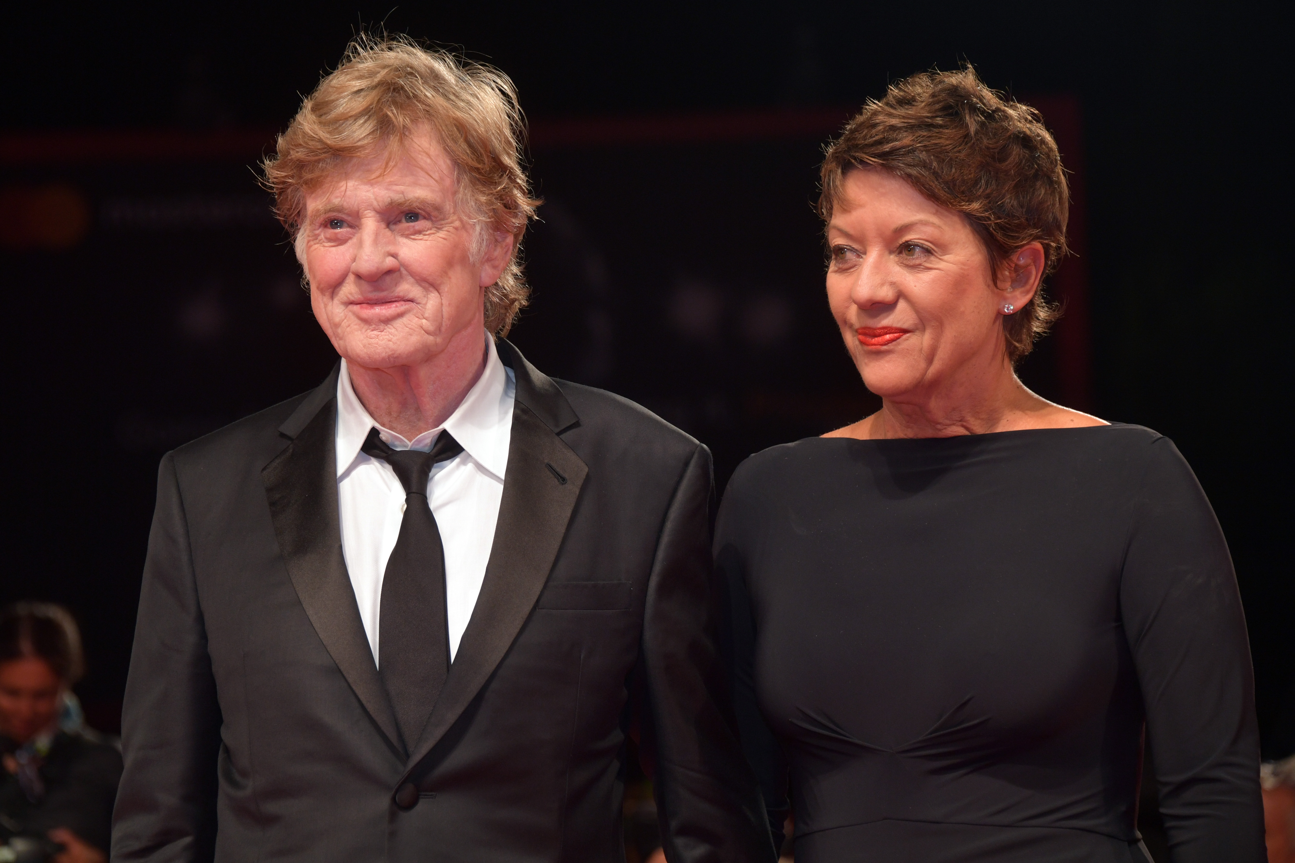 Robert Redford and Sibylle Szaggars Redford at the screening of "Our Souls At Night" during the 74th Venice Film Festival in Venice, Italy on September 1, 2017 | Source: Getty Images