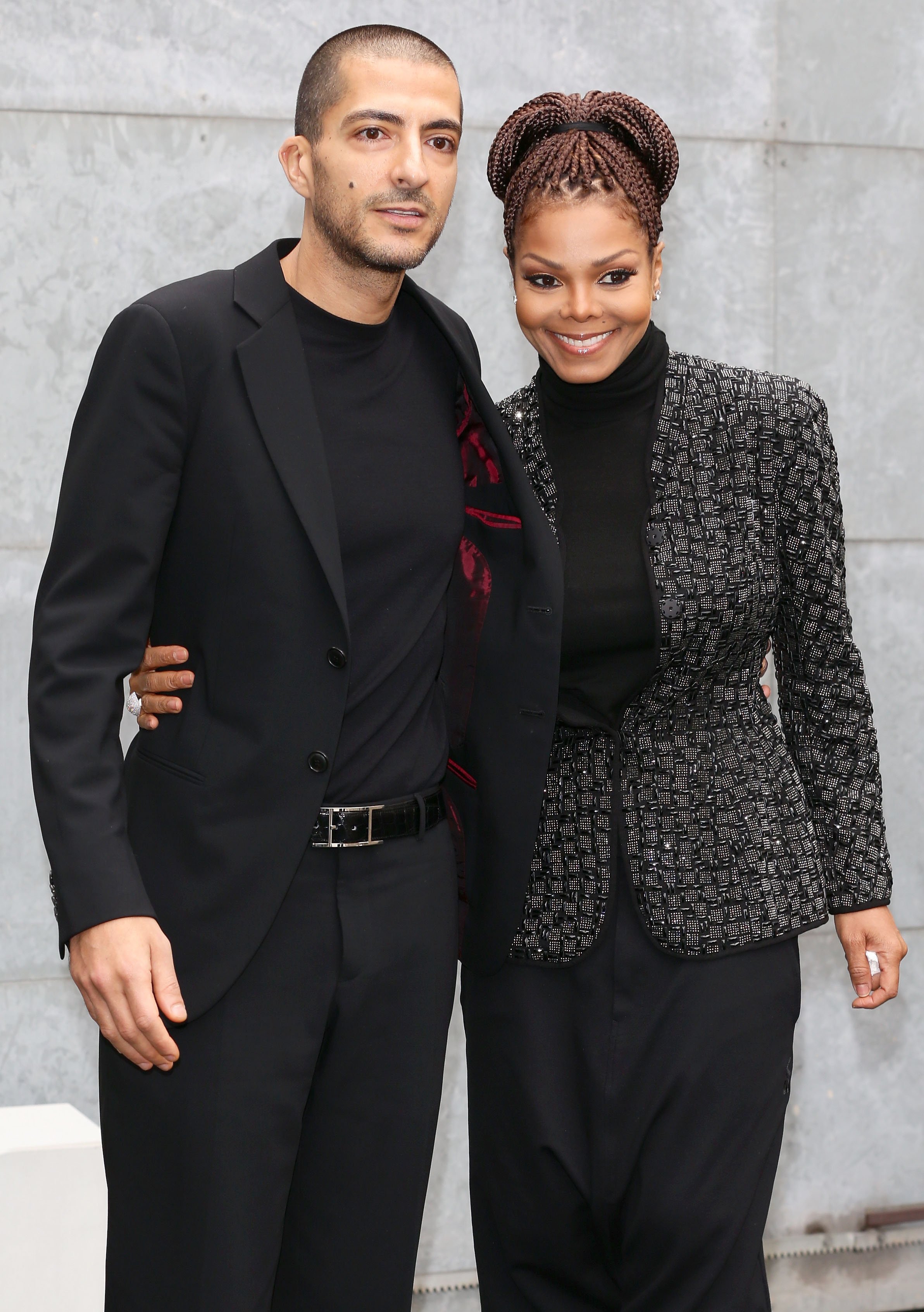 (Happier Times) Janet Jackson & Wissam al Mana during Milan Fashion Week Womenswear Fall/Winter 2013/14 on Feb. 25, 2013 | Photo: Getty Images