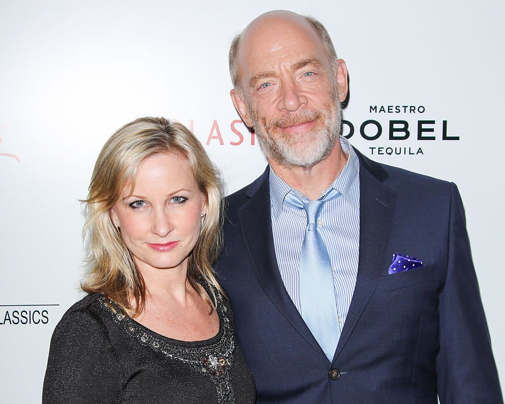 J.K. Simmons and his Wife Michelle Schumacher at the "Whiplash" premiere after party on October 6, 2014 in Beverly Hills, California | Photo: Getty Images