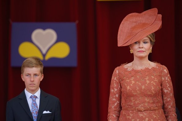 la princesse Claire à l'occasion de la Fête nationale * Emmanuel * Mathilde Brussels Belgium JULY 21 2019. | Photo : Getty Images