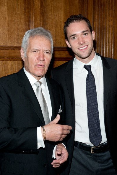 Alex Trebek and son Matthew Trebek at the 11th annual Giants of Broadcasting Honors on October 16, 2013 | Photo: Getty Images